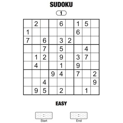 Travel Size Sudoku Book