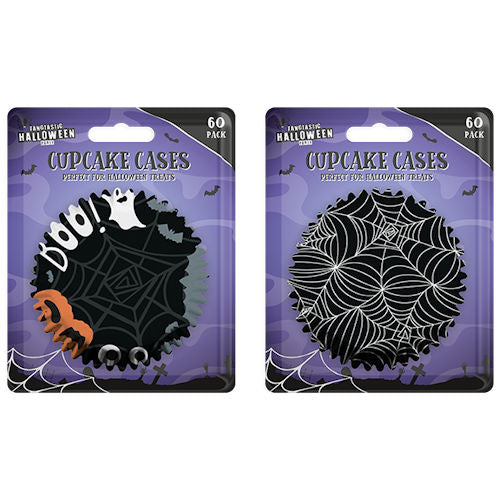 60 Halloween Printed Cupcake Cases