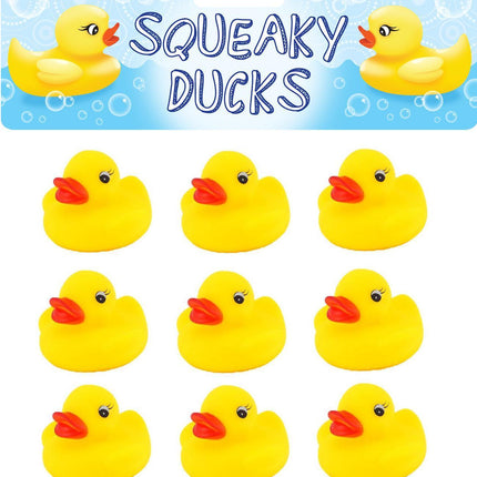 9 Rubber Ducks - 5cm