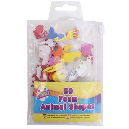 50 Foam Animal Shapes