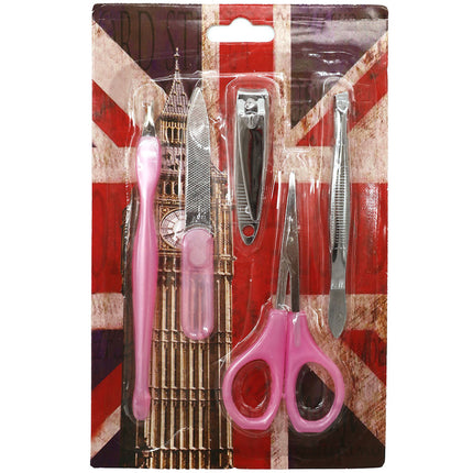 Pink 5 Piece Manicure Set