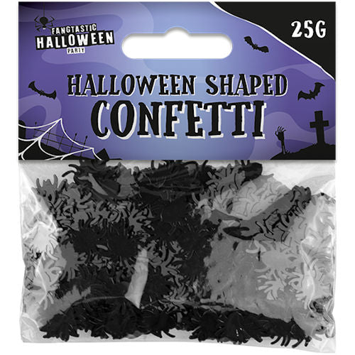 Black Halloween Shaped Confetti