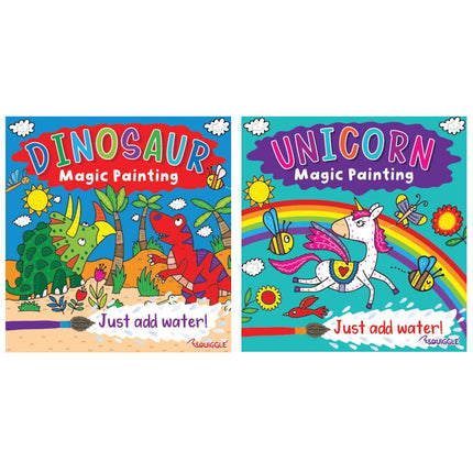 Unicorn/Dinosaur Magic Painting Book