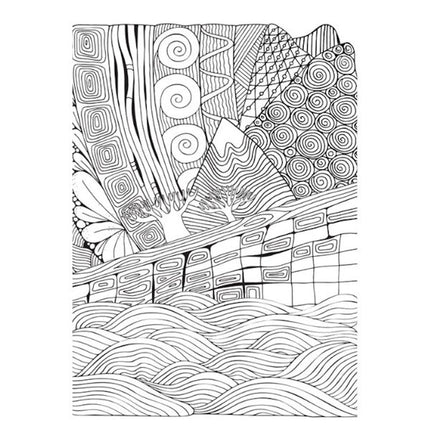 A4 Colouring Word Search Book