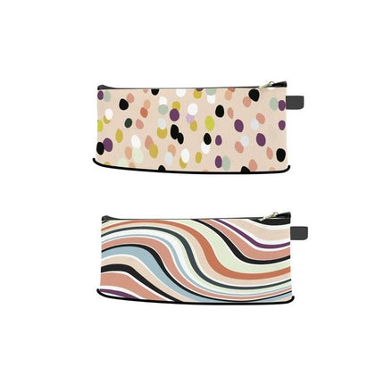 Spot/Swirl Design Pencil Case
