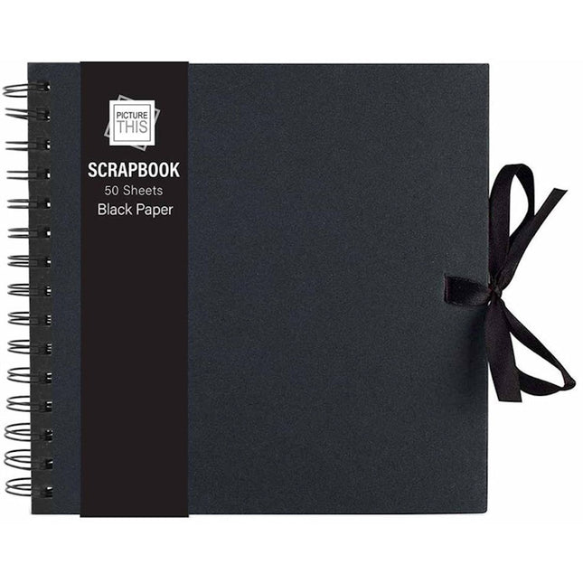 50 Sheet Medium Black Scrap Book