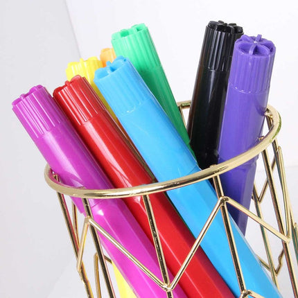 8 Jumbo Fibre Colouring Pens