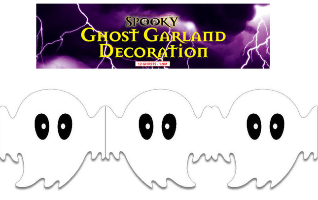Halloween Ghost 1.9m Garland