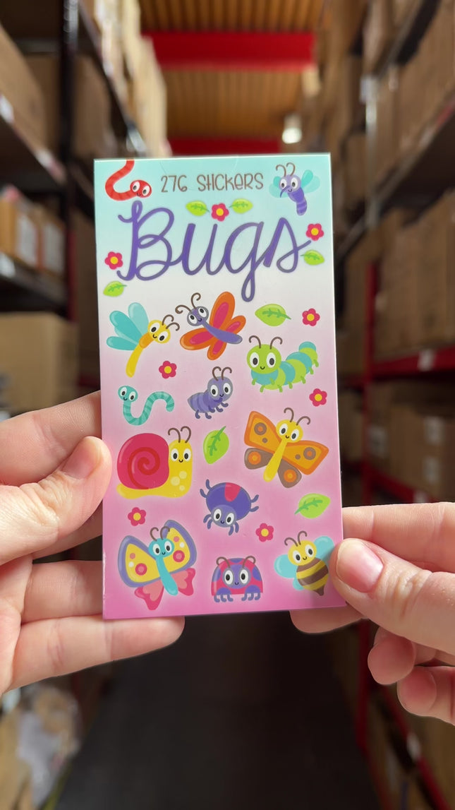 Bugs Sticker Book - 276 Stickers