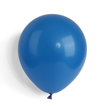 100 Pearlised Royal Blue 7" Latex Balloons
