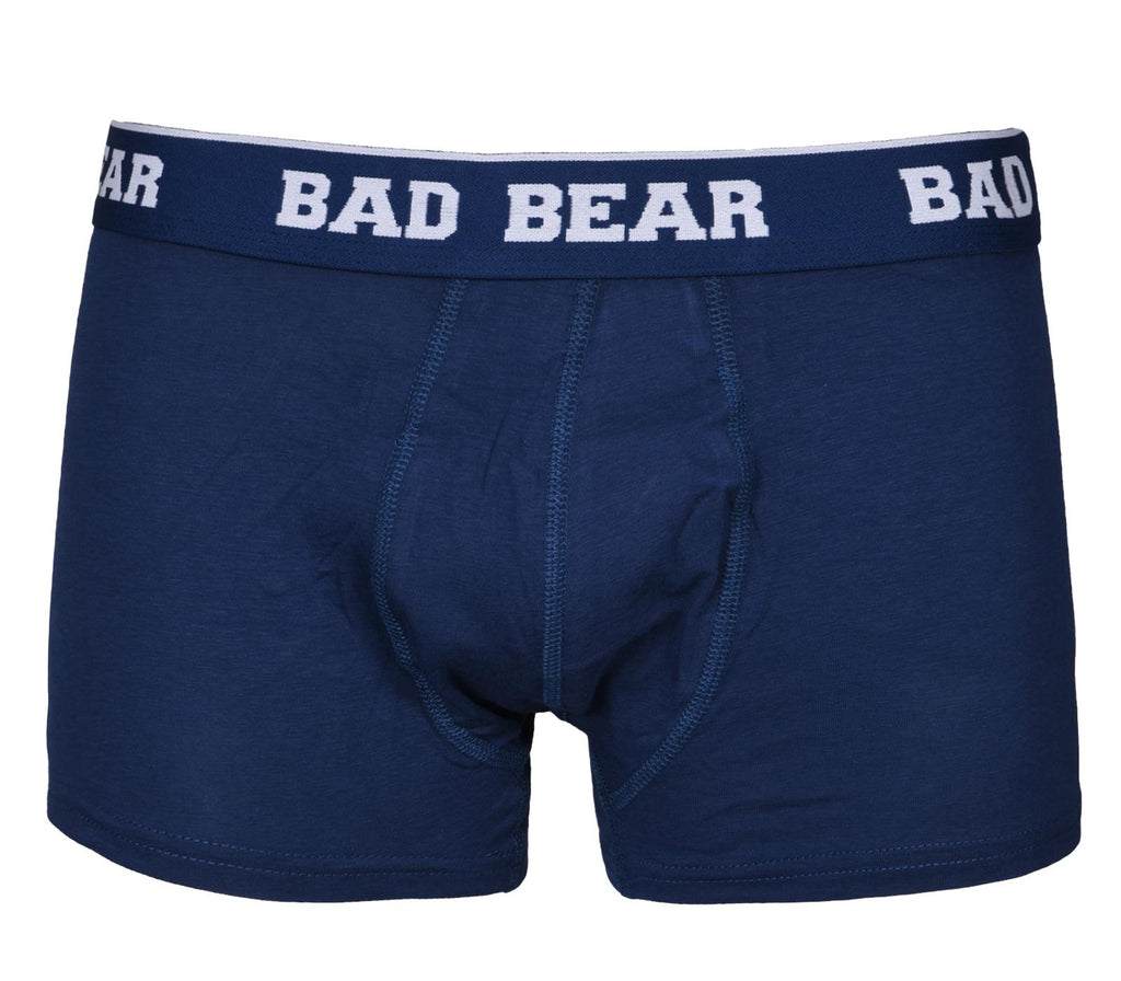 Small Bad Bear Navy Blue Boxer Shorts (3 Pack)