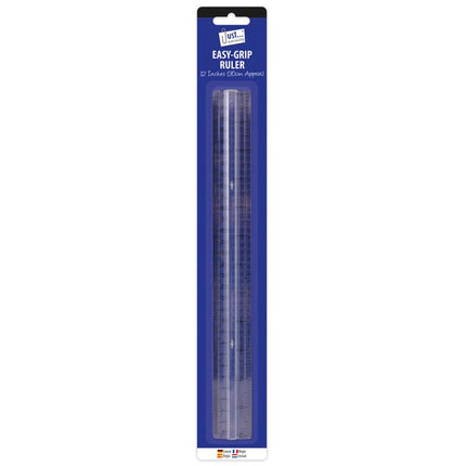 Easy Grip 30cm Clear Plastic Ruler