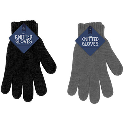 Mens Knitted Wool Gloves