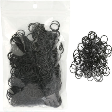 1000 Black Elastic Bands