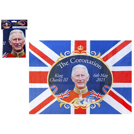King's Coronation 76cm x 50cm Flag
