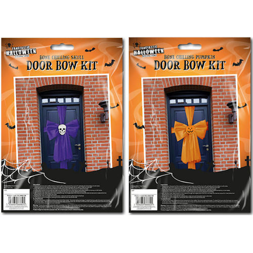 Purple Halloween Door Bow