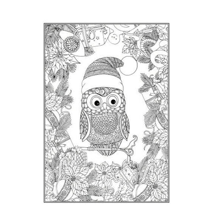 Christmas Advanced A4 Colouring Book