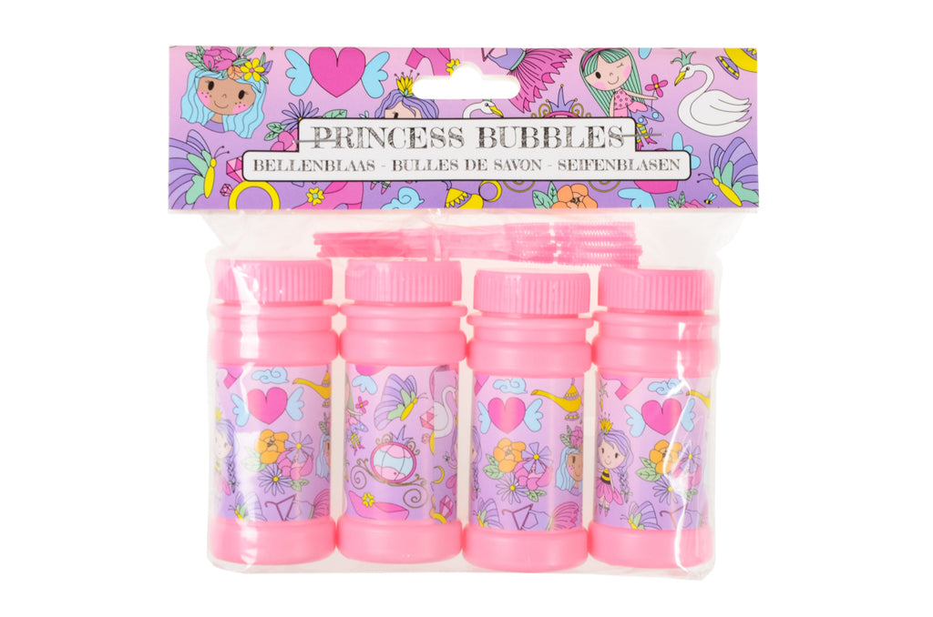 4 Princess Bubble Tubs & Blowers