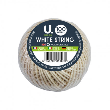 100m White String Ball