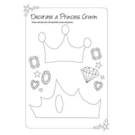 A4 My Pretty Princess & Ballerina All In One Activity Book