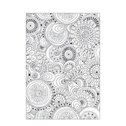 A4 Zen Doodle/Mindfulness Colouring Book