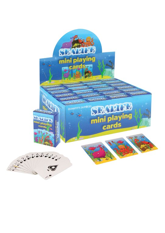 6 Sealife Miniature Playing Card Sets