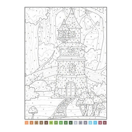A4 Animals/Nature Advanced Colour by Numbers Book