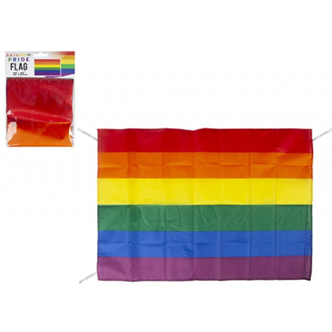 Rainbow Pride 33" X 23" Flag & String
