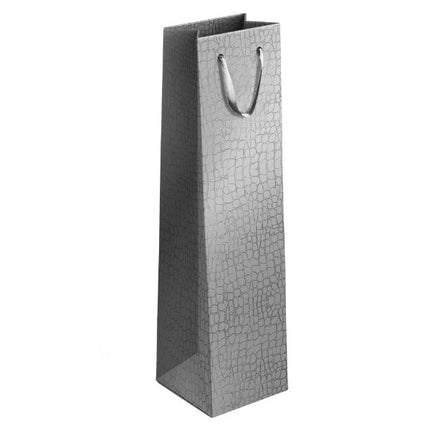 Gold/Silver Embossed Metallic Bottle Gift Bag