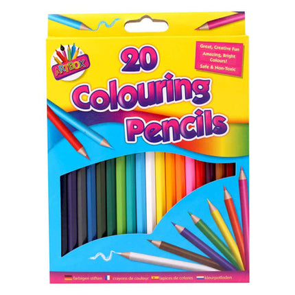 20 Full Size Colouring Pencils
