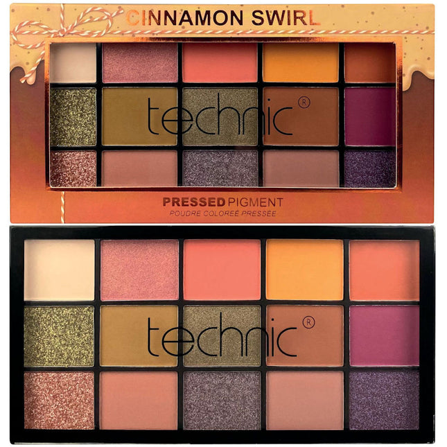 Pressed Pigment Eyeshadow Palette - Cinnamon Swirl
