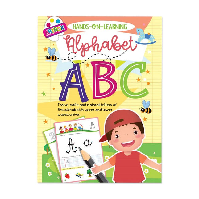 ABC & 123 Colouring & Learn Book & Handle