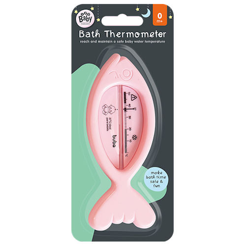 Pink Fish Shaped Bath Thermometer