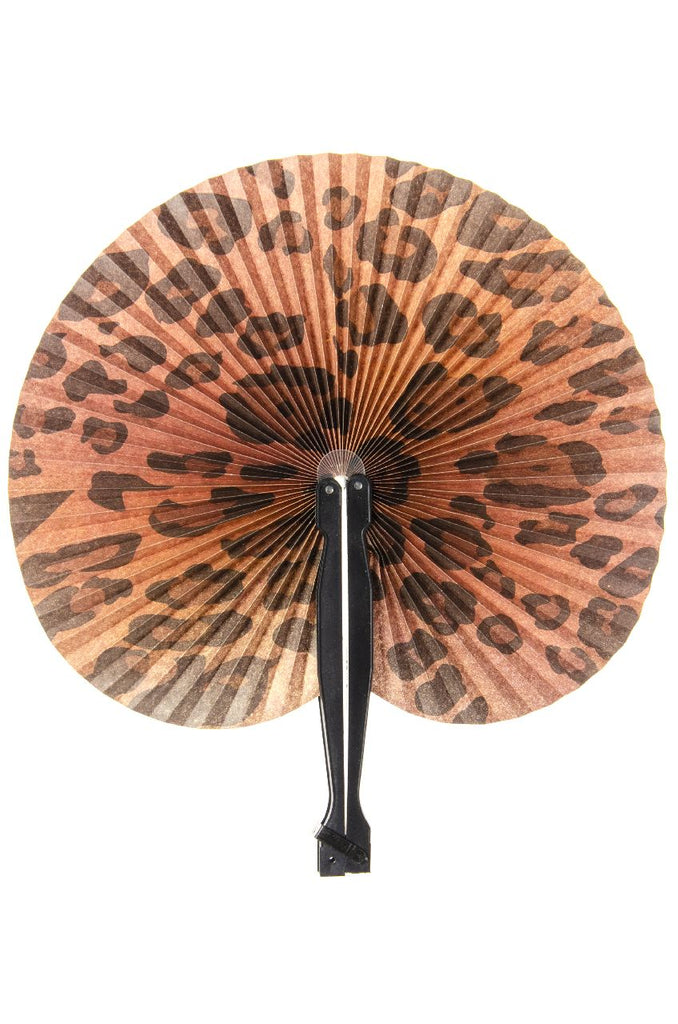 6 Animal Print Chinese Folding Paper Fans