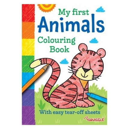 A4 My First Animals/Things That Go Colouring Book