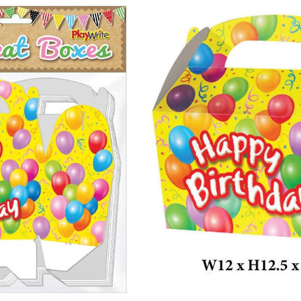 10 Happy Birthday Treat Boxes