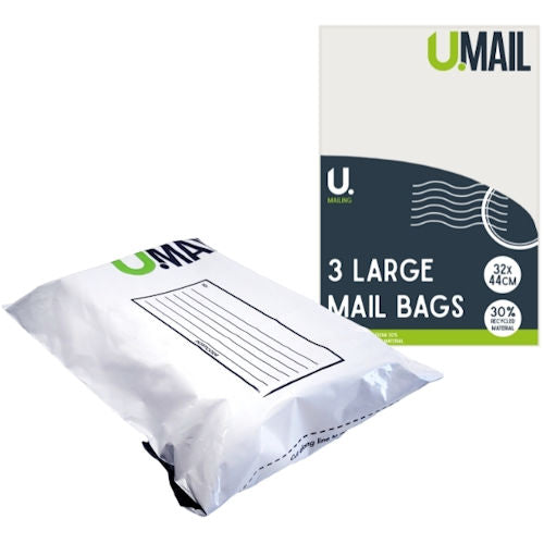 3 Large Mail Bags