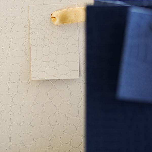 Embossed Matte Bottle Gift Bag