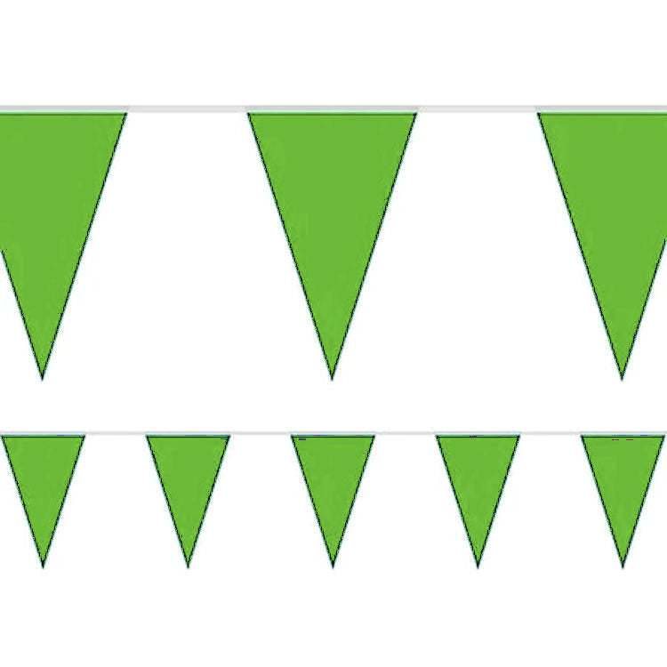 Lime Green 10m Triangle Bunting