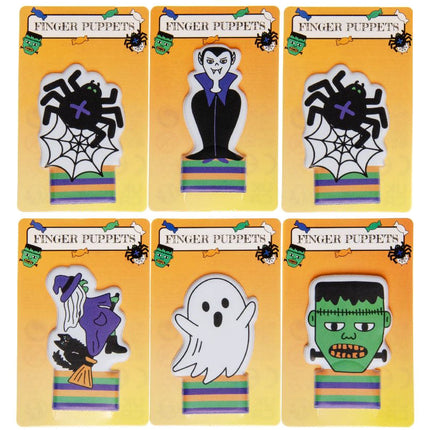 6 Halloween Finger Puppets