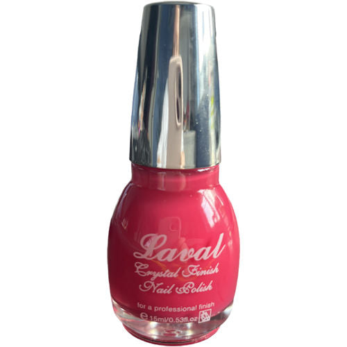 Crystal Finish Nail Polish - Coral