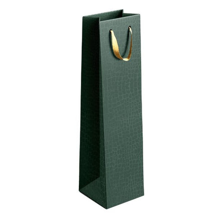 Embossed Matte Bottle Gift Bag