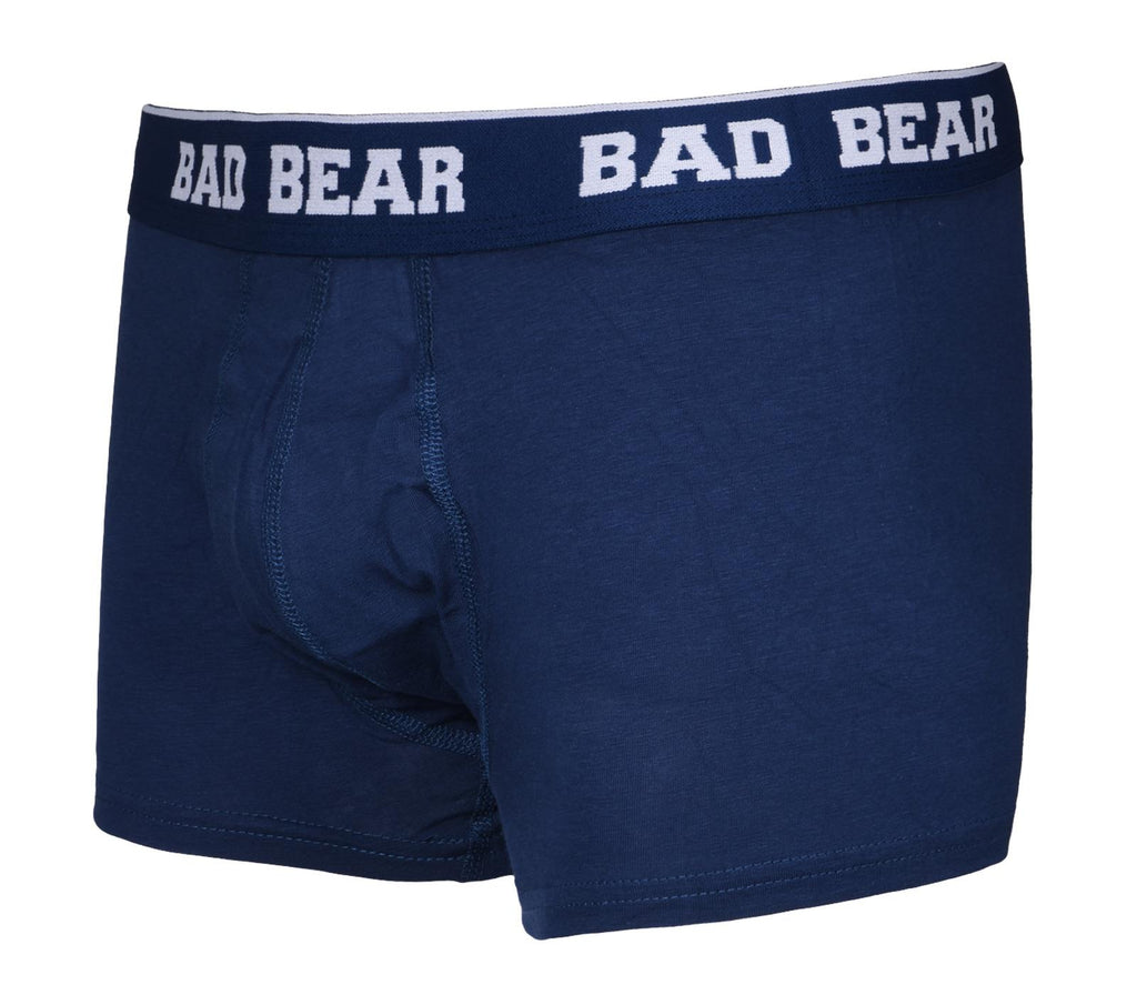 Medium Bad Bear Navy Blue Boxer Shorts (3 Pack)