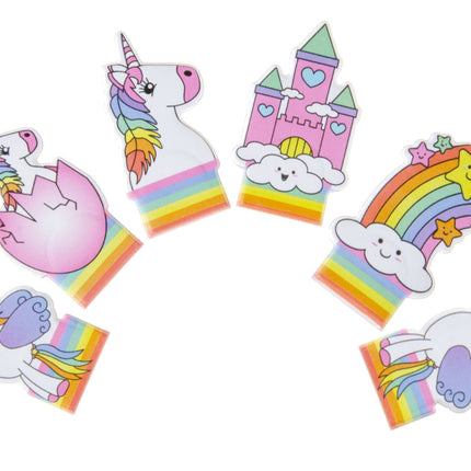 6 Unicorn Finger Puppets