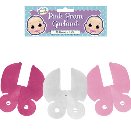 Pink Pram Garland
