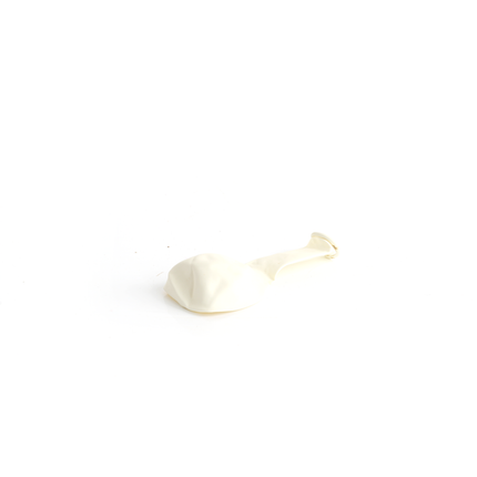 100 Pearlised White 7" Latex Balloons