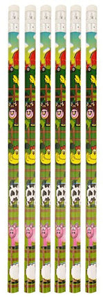 6 Farm Pencils