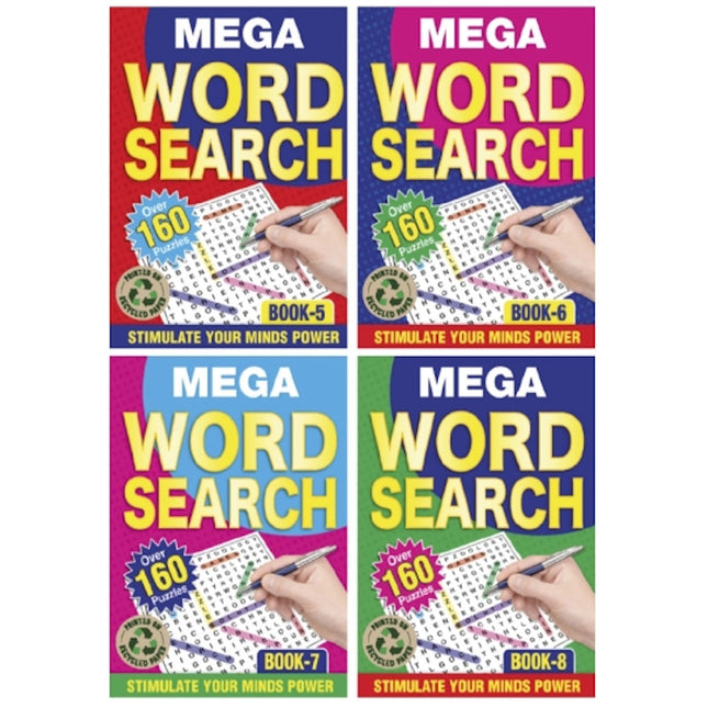 A5 Mega Wordsearch Book
