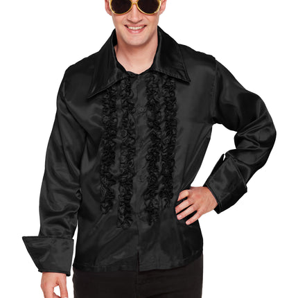 Adult Black Disco Shirt -