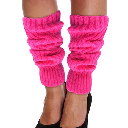 Neon Pink Leg Warmers